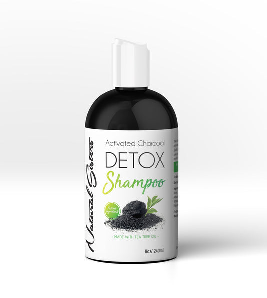NATURAL SISTERS | Tea Tree & Activated Charcoal Detox Treatment Shampoo 4oz