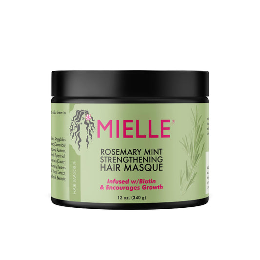 MIELLE | Rosemary Mint Strengthening Hair Masque 12oz